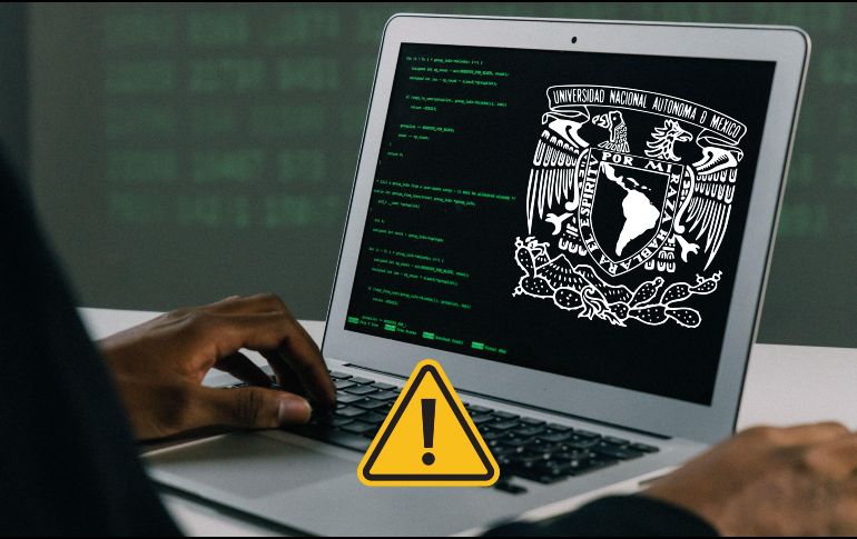 La UNAM ya coordina acciones con autoridades locales y federales de ciberseguridad para presentar las denuncias legales correspondientes. ESPECIAL / CANVA