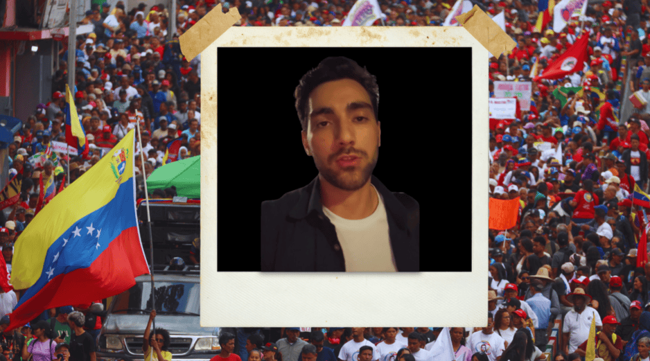 Julián Mazoy publicó un video tras ser retenido, condenando que él y su colega colombiano estuvieron incomunicados por 17 horas. EFE / M. Gutiérrez / X / @MazoyJulian