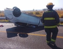 El Gobierno municipal informó que un vehículo KIA y otro Nissan protagonizaron el percance. ESPECIAL / PC Tlajomulco