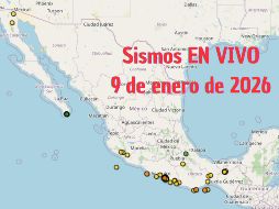 Sismos en México | EN VIVO | 9 de enero de 2026. ESPECIAL / SSN