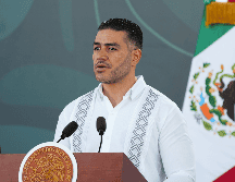 Harfuch declaró que el Gobierno de México, encabezado por Claudia Sheinbaum , ha otorgado importantes elementos de prueba que robustecen la carpeta de investigación contra el exfuncionario. EFE / D. Guzmán