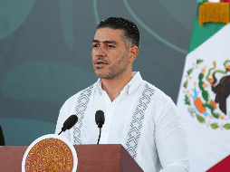 Harfuch declaró que el Gobierno de México, encabezado por Claudia Sheinbaum , ha otorgado importantes elementos de prueba que robustecen la carpeta de investigación contra el exfuncionario. EFE / D. Guzmán