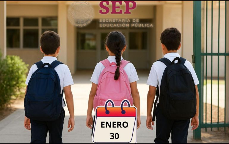 Este periodo de cuatro días de descanso en enero aplica para estudiantes de educación básica. ESPECIAL