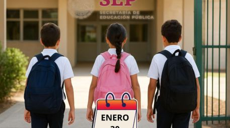 Este periodo de cuatro días de descanso en enero aplica para estudiantes de educación básica. ESPECIAL