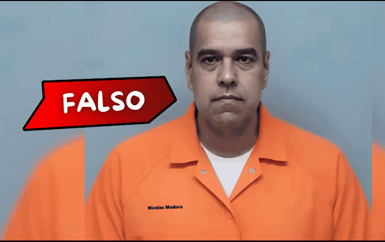 Es falso que el capturado Nicolás Maduro aparezca en una fotografía con la cabeza rapada y sin bigote. ESPECIAL