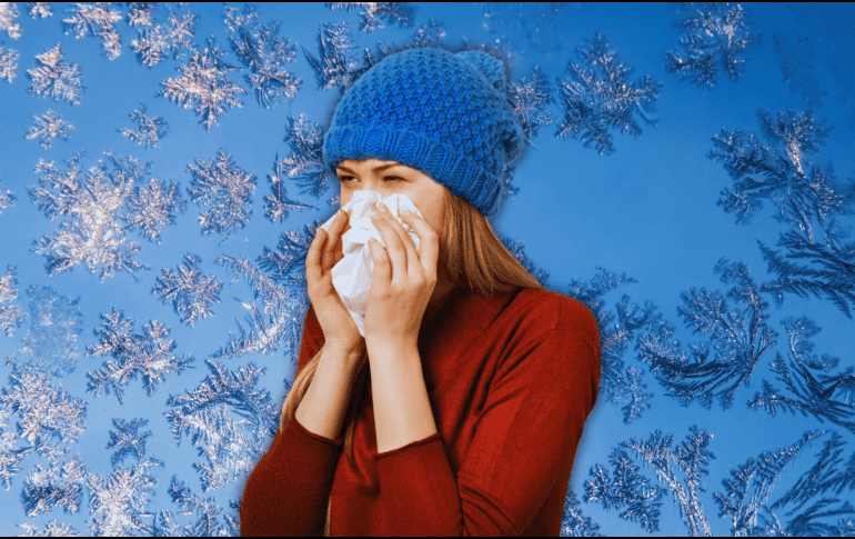 La rinitis inducida por el frío es una respuesta natural del cuerpo ante las bajas temperaturas y los cambios bruscos del clima cuando el aire frío entra por la nariz. ESPECIAL / CANVA
