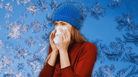 La rinitis inducida por el frío es una respuesta natural del cuerpo ante las bajas temperaturas y los cambios bruscos del clima cuando el aire frío entra por la nariz. ESPECIAL / CANVA