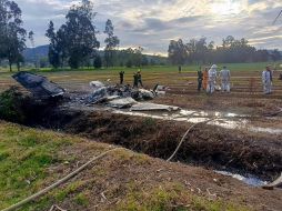 El artista era una de las seis personas que estaban a bordo de la avioneta accidentada entre las localidades de Paipa y Duitama cuando volaba con destino a Medellín y que quedó calcinada. EFE/ Rastreo de redes