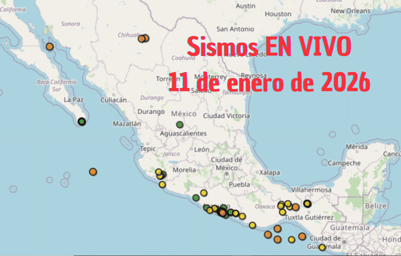 &nbsp;Monitoreo EN VIVO de los temblores en México. ESPECIAL / SSN