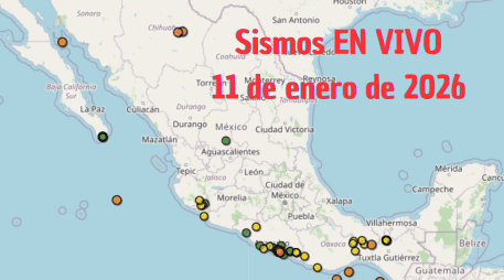 Sismos en México | EN VIVO | 11 de enero de 2026. ESPECIAL / SSN