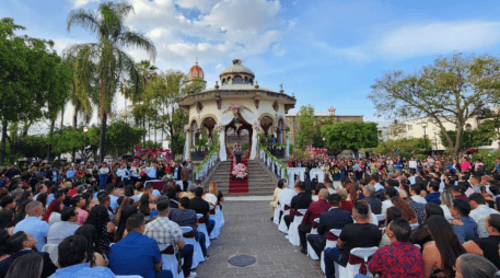 El trámite y la ceremonia son gratuitos, además se entregan también las argollas para el compromiso. ESPECIAL/Gobierno de Tlaquepaque