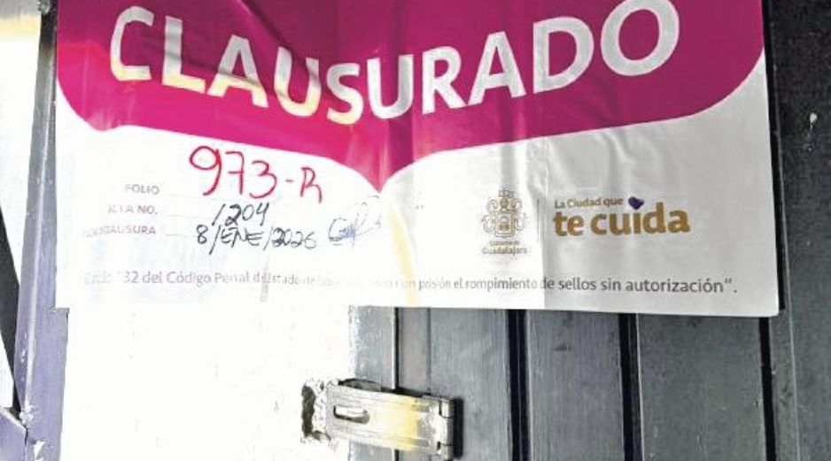 Bar permanece sellado tras superar los límites de ruido permitidos. ESPECIAL