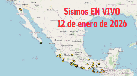 Sismos en México | EN VIVO | 12 de enero de 2026. ESPECIAL / SSN