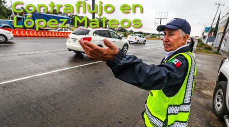 Hoy por la mañana regresó el operativo vial de contraflujo en avenida López Mateos. EL INFORMADOR / ARCHIVO