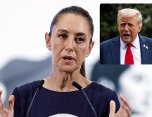 Claudia Sheinbaum y Donald Trump, en una combinación con imágenes de archivo. ESPECIAL / EFE