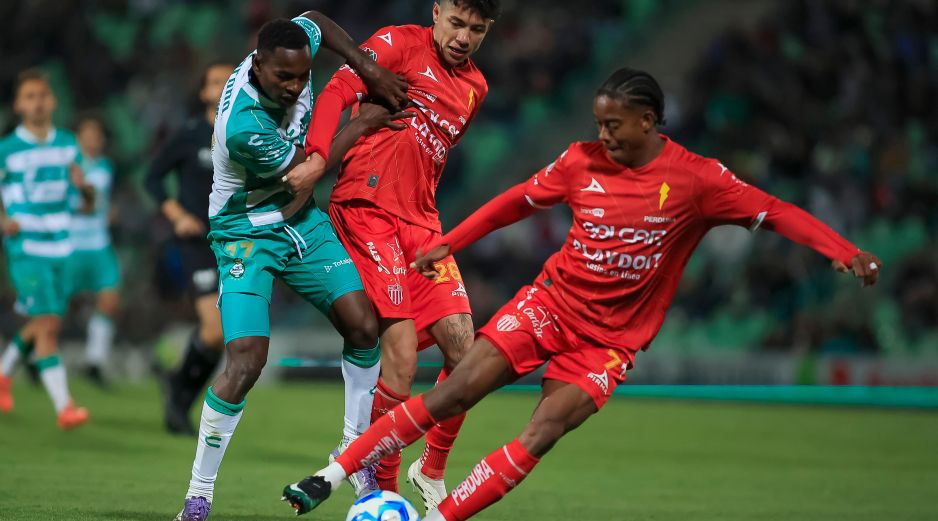 Fotografía del partido correspondiente a la jornada 1 del torneo Clausura 2026 de la Liga MX, entre los Guerreros de Santos Laguna y los Rayos del Necaxa. IMAGO 7