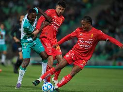 Fotografía del partido correspondiente a la jornada 1 del torneo Clausura 2026 de la Liga MX, entre los Guerreros de Santos Laguna y los Rayos del Necaxa. IMAGO 7