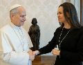 La reunión, que no estaba incluida en la lista de citas planeadas del pontífice, fue posteriormente listada por el Vaticano en su boletín diario, sin añadir detalles. EFE/ S. RISOLUTI