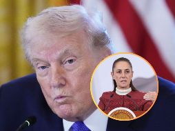 Trump ha coqueteado en numerosas ocasiones con la posibilidad de lanzar acciones militares en territorio mexicano; esta llamada con Sheinbaum no fue la excepción. AP / ARCHIVO / EFE / M. Guzmán