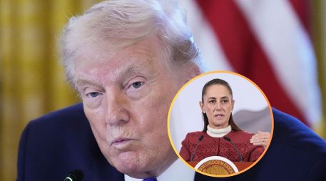 Trump ha coqueteado en numerosas ocasiones con la posibilidad de lanzar acciones militares en territorio mexicano; esta llamada con Sheinbaum no fue la excepción. AP / ARCHIVO / EFE / M. Guzmán