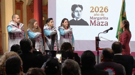 Claudia Sheinbaum subrayó el esfuerzo y la disciplina de los deportistas que lograron abrir camino en escenarios poco habituales para la tradición deportiva nacional. ESPECIAL / Gobierno de México