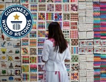Otorgan certificado de que México tiene la exposición de bordados más grande del mundo. EFE / Sáshenka Gutiérrez