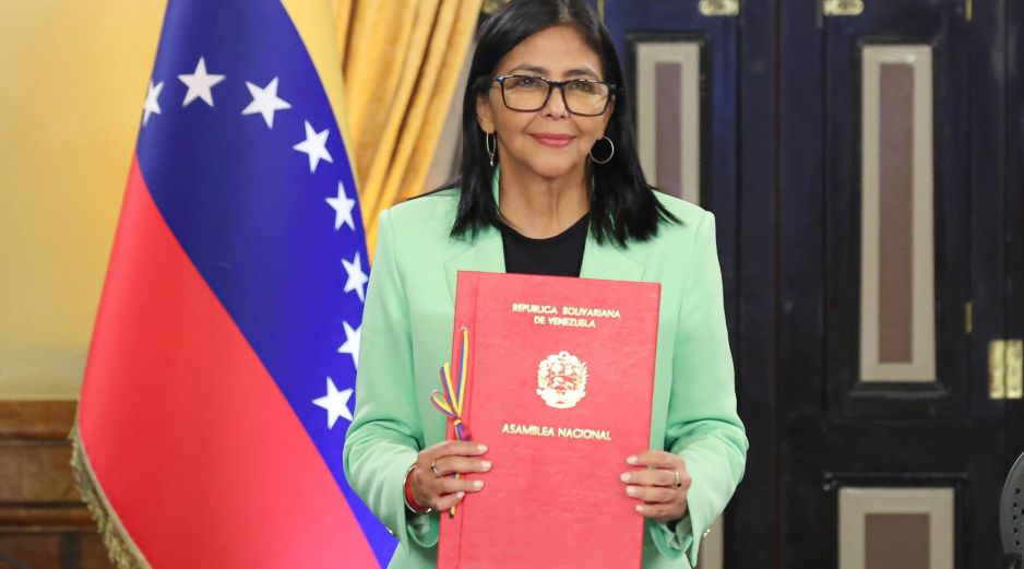 Delcy Rodríguez afirmó que el Ejecutivo venezolano continúa bajo su administración. EFE/ARCHIVO