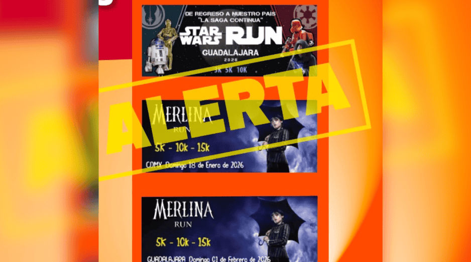 La Procuraduría dijo que no existen tales carreras por lo que lanzó la alerta a los corredores para que no hagan ningún pago. ESPECIAL/X/ @Profeco