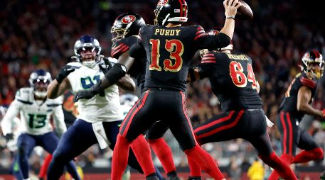 Los 49ers pasaron sobre los los Eagles para llegar a las series divisionales, donde enfrentarán a los Seahwks, líderes de su División. AFP/L.  Cunningham