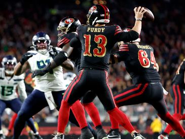 Los 49ers pasaron sobre los los Eagles para llegar a las series divisionales, donde enfrentarán a los Seahwks, líderes de su División. AFP/L.  Cunningham