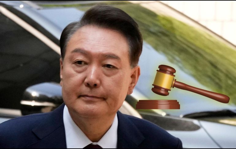 Yoon enfrenta cargos como dirigir una insurrección, abuso de poder, obstrucción de justicia, ayudar a un enemigo y perjurio en relación con la ley marcial. AP / ARCHIVO