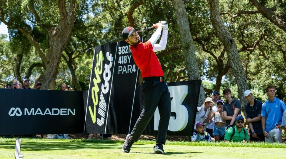 El mexicano Abraham Ancer, en una imagen de archivo. ESPECIAL