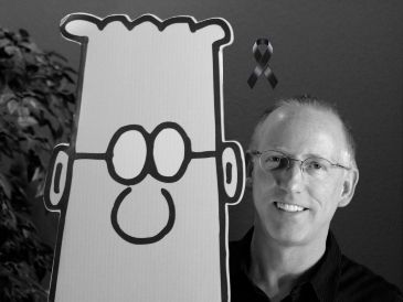 Scott Adams, creador de "Dilbert", murió a los 68 años de edad. AP / ARCHIVO
