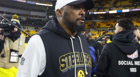 Bajo el mando de Mike Tomlin, los Steelers nunca tuvieron una temporada con récord negativo, pero desde 2017 no han ganado un solo partido de postemporada. AFP / J. K. Aller