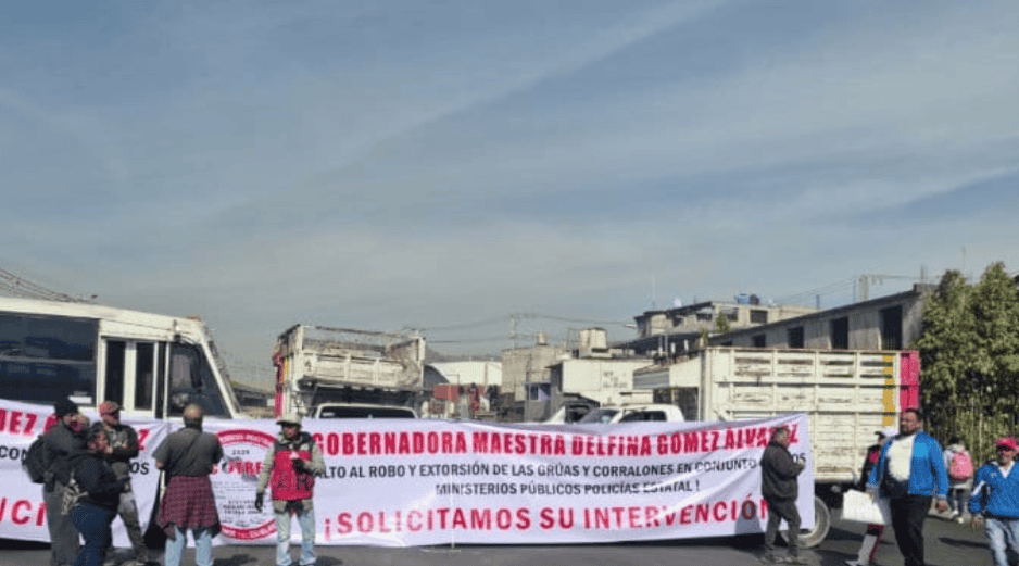 Operadores de diferentes rutas hermanas se unieron a los cierres viales para también manifestarse. X/GN_Carreteras