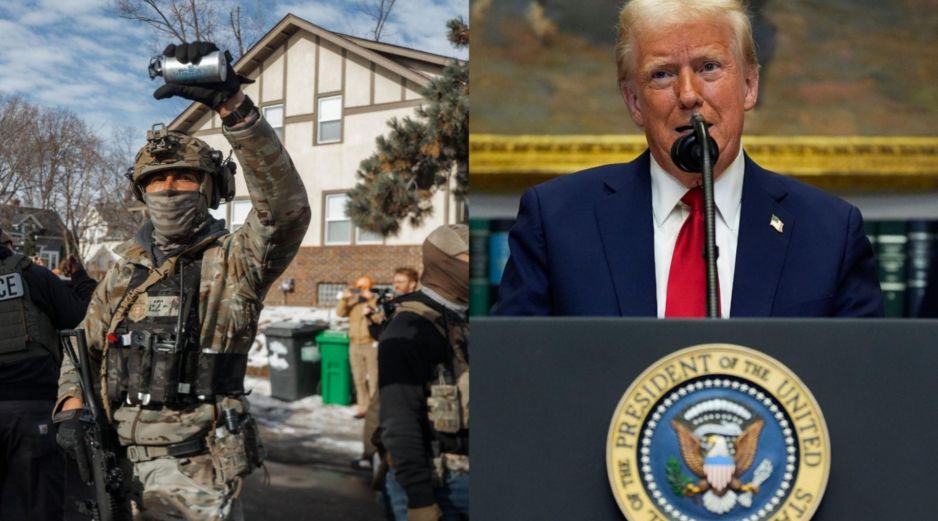 Afirmó que el ICE está realizando un “gran trabajo” al detener a “miles de criminales ilegales de muchas nacionalidades”. EFE