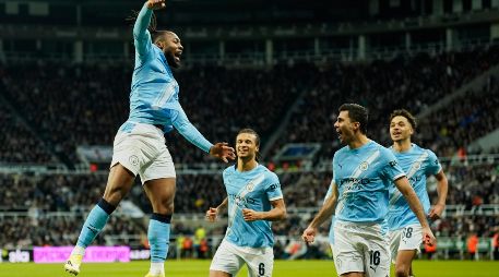 Antoine Semenyo marcó su segundo gol en su segundo partido con los citizens. AP/D. Thompson