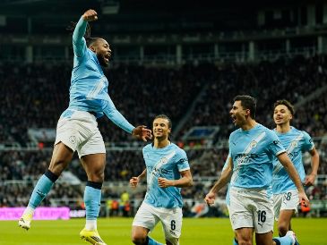 Antoine Semenyo marcó su segundo gol en su segundo partido con los citizens. AP/D. Thompson