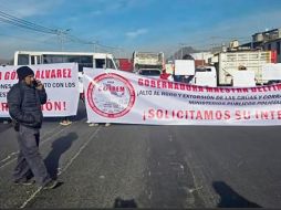 Transportistas retiraron bloqueos de carreteras en la zona oriente del Estado de México tras acordar una mesa de trabajo con autoridades. EL UNIVERSAL