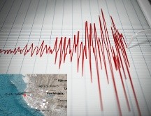La mañana de hoy miércoles 14 de enero se registró un temblor de magnitud preliminar 4.4 frente a la costa norte de Jalisco. ESPECIAL / CANVA y UEPCyBJ