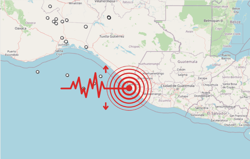 &nbsp;Sismo en Chiapas. ESPECIAL / SSN