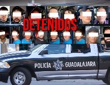 Estos son los resultados de la Comisaría de Seguridad Ciudadana de Guadalajara conseguidos durante la semana pasada. EL INFORMADOR / ARCHIVO