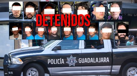 Estos son los resultados de la Comisaría de Seguridad Ciudadana de Guadalajara conseguidos durante la semana pasada. EL INFORMADOR / ARCHIVO