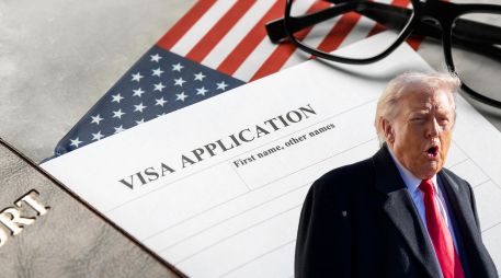 Los visados de inmigración son aquellos que permiten residir de manera permanente en Estados Unidos, mientras que los visados de no inmigrante, destinados a estancias temporales, no se verán afectados por la suspensión. ESPECIAL / CANVA y EFE