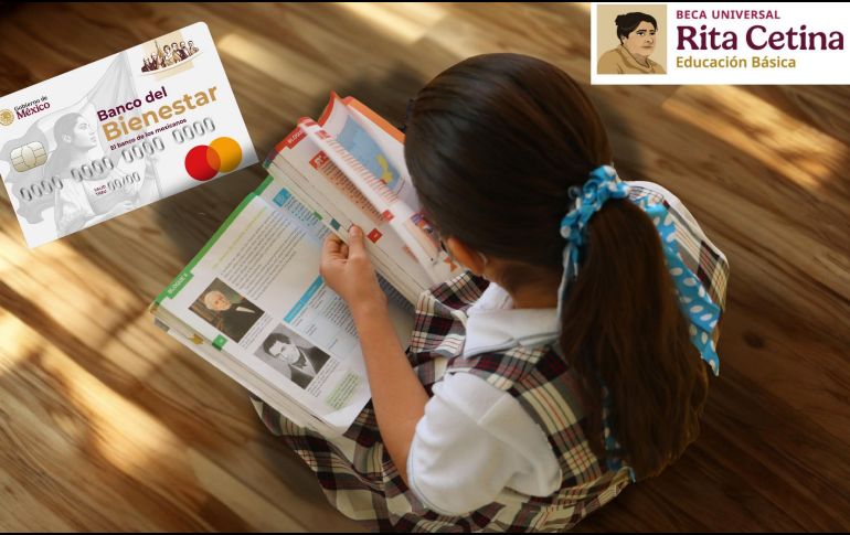 La Beca Rita Cetina tiene por objetivo apoyar económicamente a las familias y evitar la deserción escolar en los niveles de educación básica. ESPECIAL / EL INFORMADOR y Programas del Bienestar