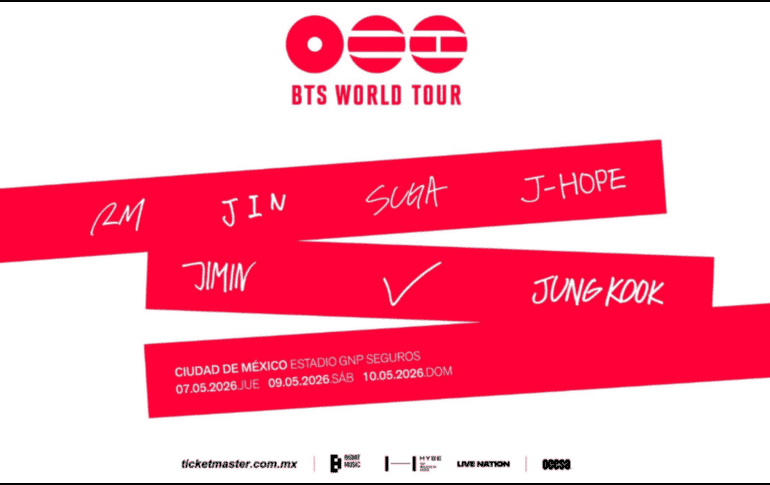 Serán dos días para las preventas exclusivas y una para la venta general para las tres fechas. OCESA