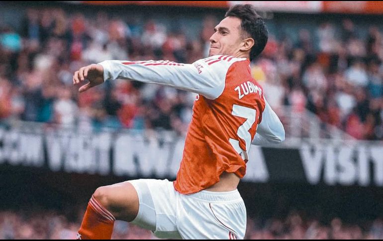 Martín Zubimendi marcó el tanto que le dio el triunfo a los Gunners en el encuentro de Ida. ESPECIAL