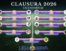 La actividad de la J3 del Clausura 2026 se reparte en tres días, con duelos determinantes para el arranque del torneo. ESPECIAL / CANVA