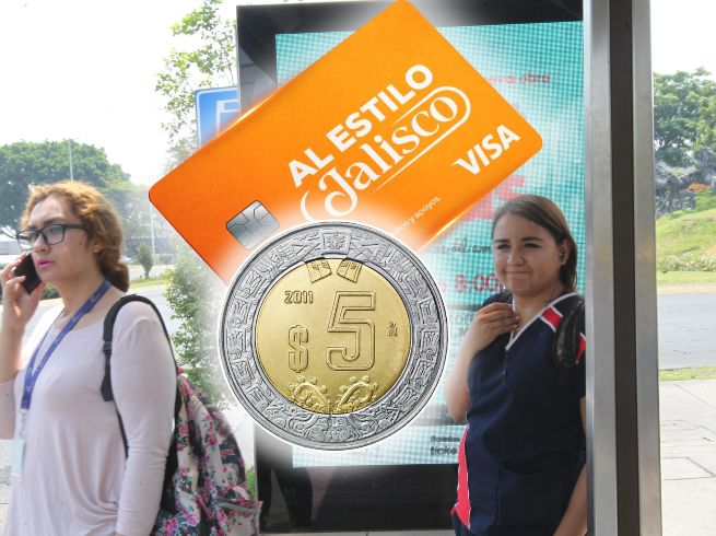 Con el ajuste al precio del servicio del transporte público, las y los estudiantes de Jalisco solo verán un aumento de 25 centavos en el aumento de la tarifa, pues actualmente pagan  4 pesos con 75 centavos. EL INFORMADOR / ARCHIVO