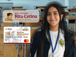 El depósito que corresponde al pago triple a beneficiarios de la Beca Rita Cetina será de, por lo menos, 5 mil 700 pesos. ESPECIAL/Canva/Gobierno de México